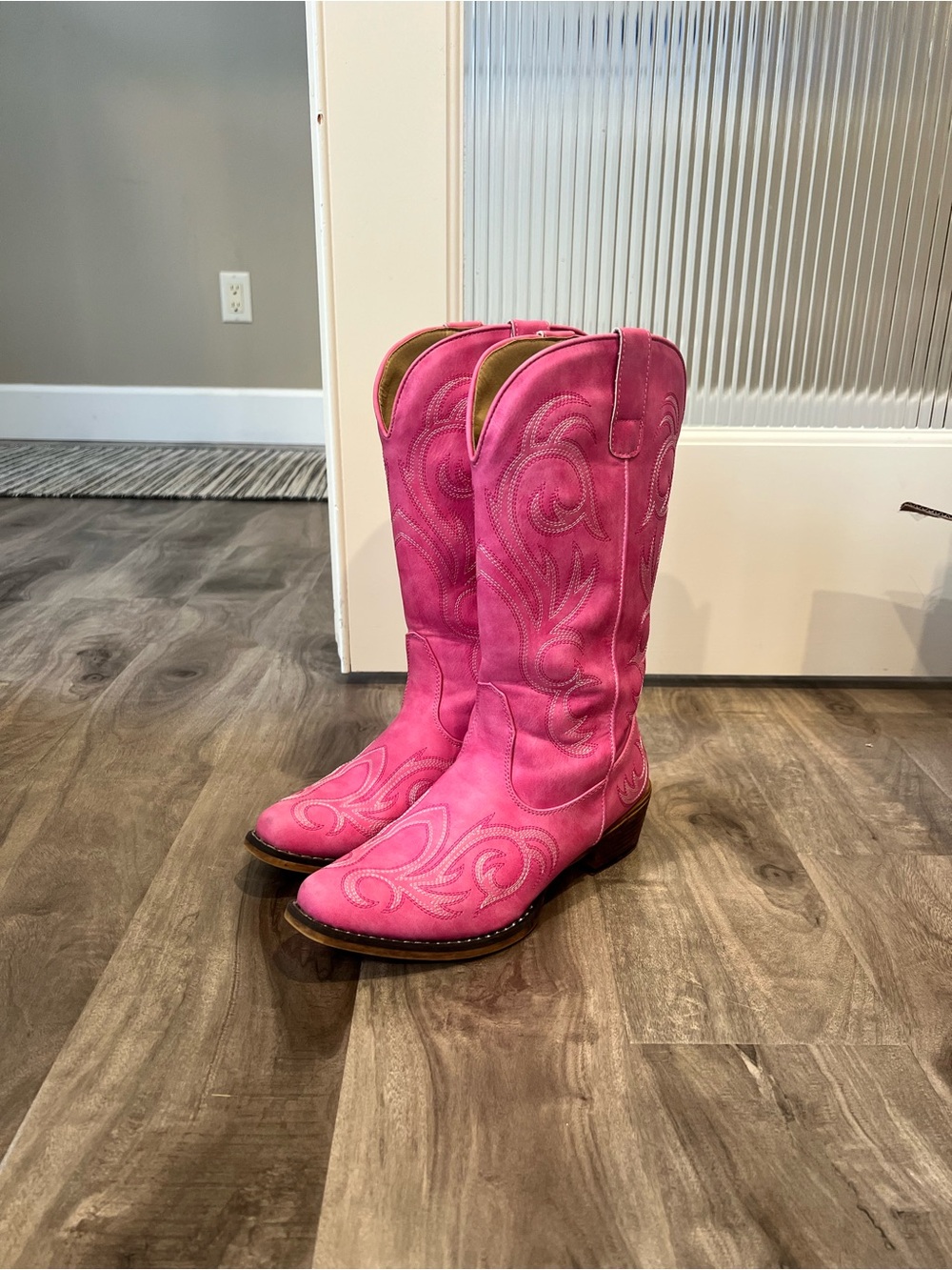 Roper Women's Pink Western Cowboy Boots